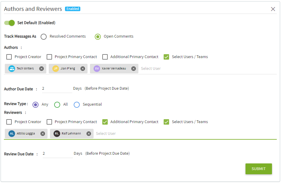 Authors and Reviewers Settings.png